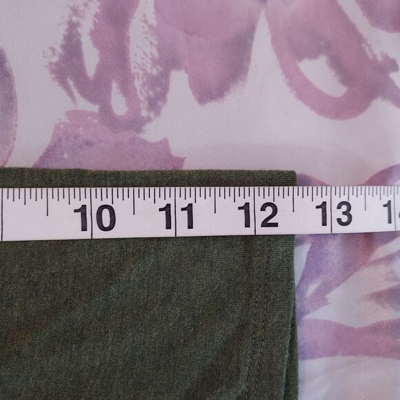 Ett Twa by Anthropologie Coreyell Turtleneck Jersey Dress Size Medium Green - Picture 13 of 14